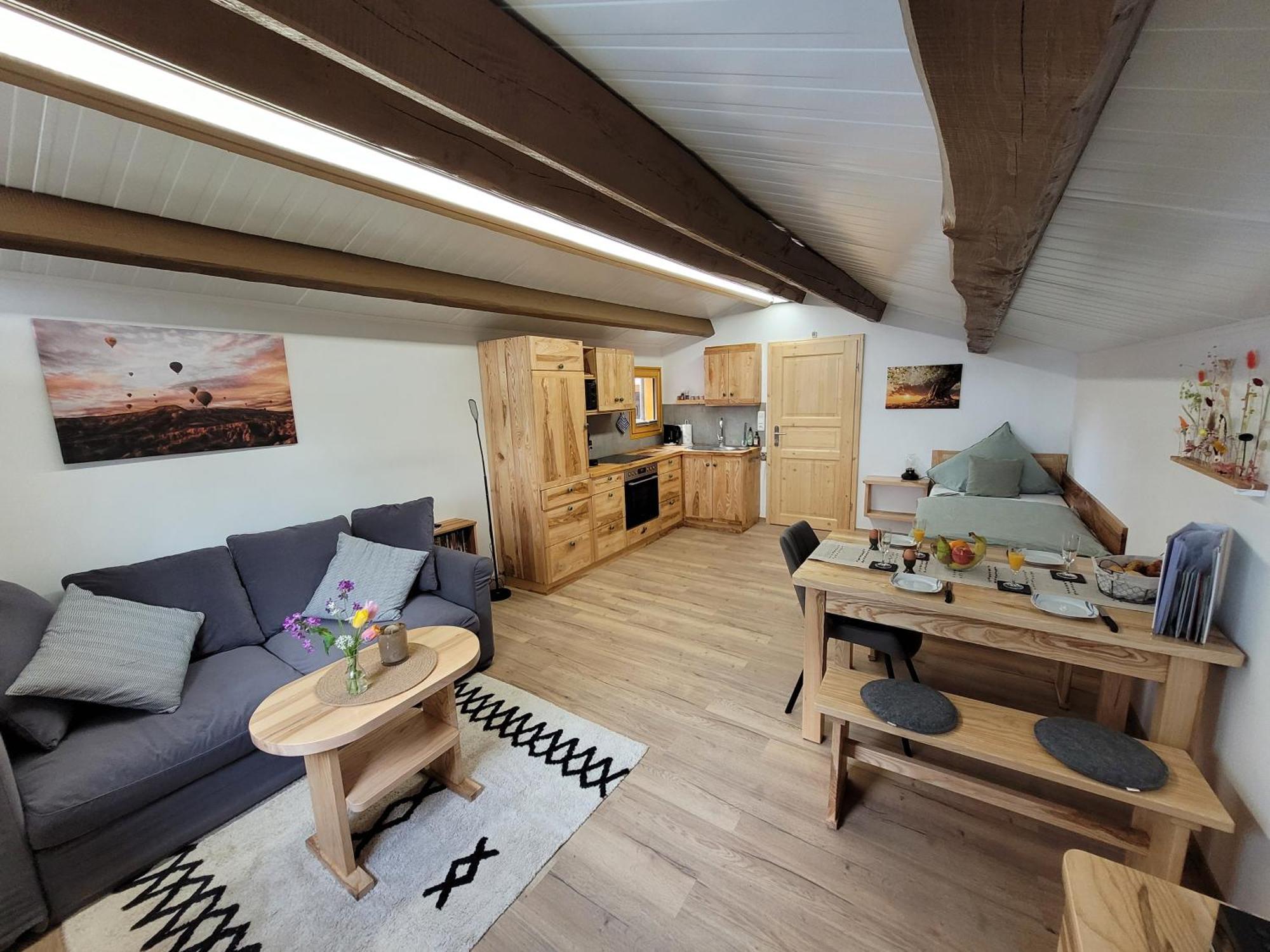 Ferienwohnung Wiesenhof 诺伊霍夫安德泽恩 外观 照片